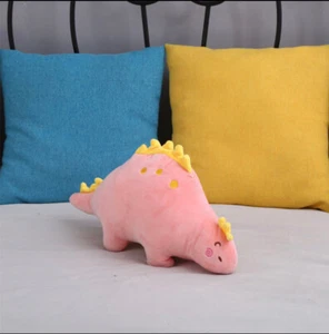 Pink Dinosaur Plush Toys Weighted Stuffed Animals For Anxiety Cute Soft Dinosaur - Picture 1 of 3