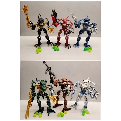 LEGO Bionicle PIRAKA 6x 8900-8905 Used Light-Up Eyes 23x Zamor Spheres - Image 1 of 4