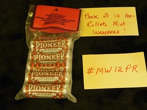 REPO MINT WRAPPERS ANTQ SLOT MACHINE ROLLED PIONEER WINTERGREEN 10 PACK MW#12PR - Picture 1 of 1