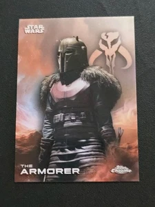 2025 Topps Chrome Star Wars #178 THE ARMORER Rainbow Refractor  - Picture 1 of 2