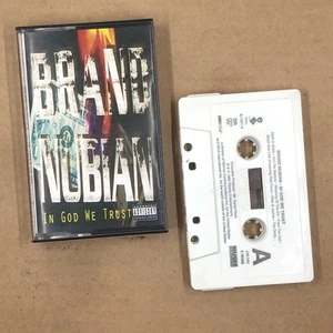 BRAND NUBIAN Cassette Tape 90s Rap Hip Hop IN GOD WE TRUST SADAT X LORD JAMAR - Picture 1 of 6