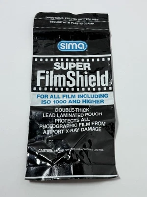 Sima Super FilmShield Lead Pouch X-Ray Protection for 35mm 120 ISO 1000+ Film - Image 1 of 2