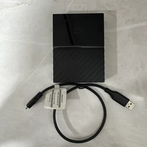 WD My Passport 4TB WDBYFT0040BBK-0A External Hard Drive Black USB Tested - Picture 1 of 3