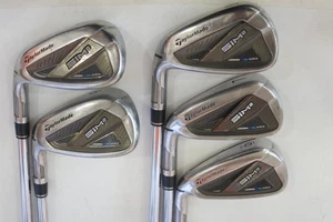 Lefty TaylorMade SIM2 MAX Iron Set 5pcs 6-Pw Flex S Stiff NSPRO MODUS3 TOUR 105 - Picture 1 of 6