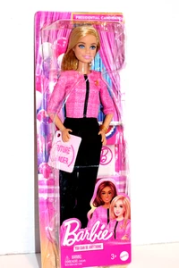 BARBIE PRESIDENTIAL CANDIDATE 2024 BNIB FUTURE LEADER MATTEL HXN96 - Picture 1 of 5