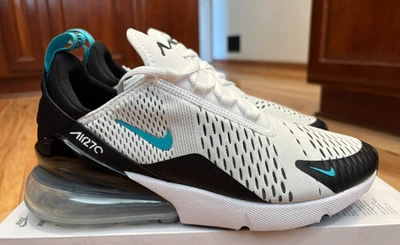 Nike Air Max 270 White Dusty Cactus Black AH6789 115 Women's Size 10 Men's 8.5 - Image 1 of 4