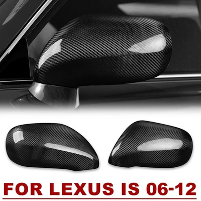 Tapa de espejo retrovisor lateral de fibra de carbono para Lexus IS250/IS350 2006-2012 Foto 1 de 4