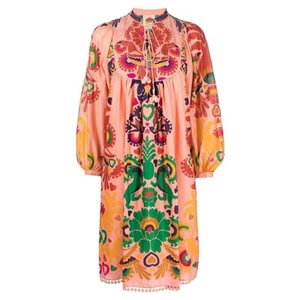 FARM RIO Amulet Midi Dress XS - Picture 1 of 12