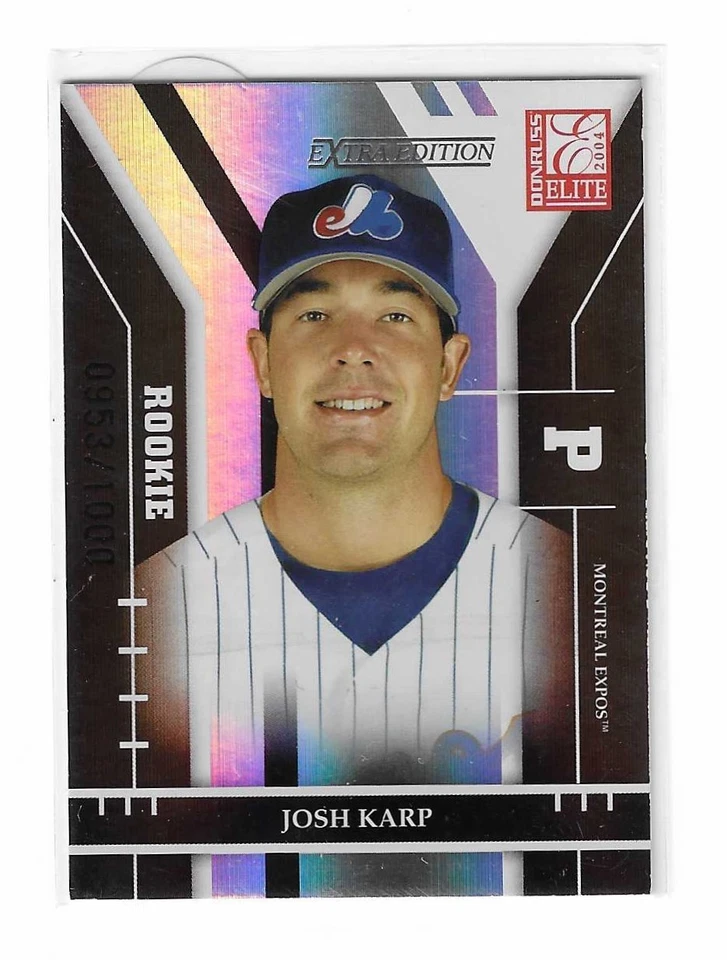 2004 Donruss Elite Extra Edition JOSH KARP RC Montreal Expos 166/1000 card 239 - Image 1 of 1