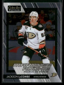 2023-24 O-Pee-Chee Platinum Marquee Rookies Jackson LaCombe #288 Rookie RC - Foto 1 di 2