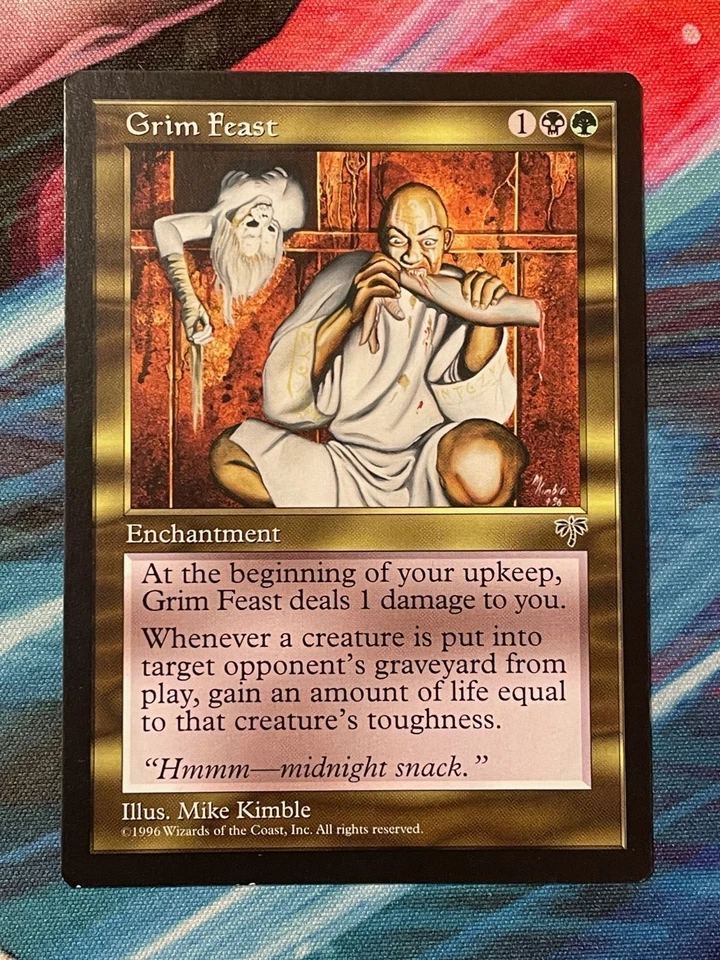 MTG Magic The Gathering Grim Feast From Mirage, NM - Image 1 of 1