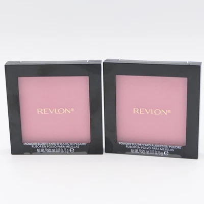 Revlon Powder Blush Makeup 001 Oh Baby! Pink 2 Pack 0.17 oz Ea Buildable Color - Image 1 of 3