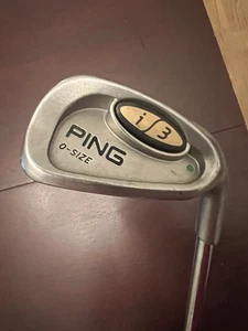 PING i3 O-Size Green Dot Pitching Wedge Steel Shaft Stiff Flex RH - Picture 1 of 7