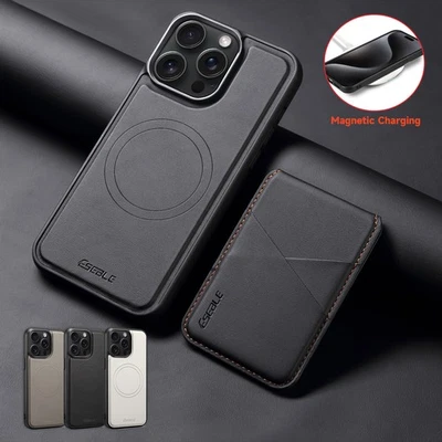 for iPhone 16 15 14 13 Pro Max Removable MagSafe Card Wallet Case Holder Stand - Image 1 of 4