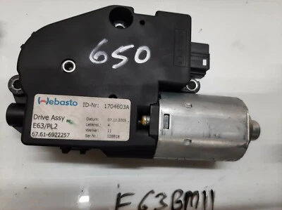 BMW 650I 2006-2010 techo corredizo motor OEM 6922257 Foto 1 de 4