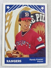 1983 Burlington Rangers TCMA Minor League Baseball Card#08-Randy Kramer