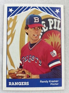 1983 Burlington Rangers TCMA Minor League Baseball Card#08-Randy Kramer