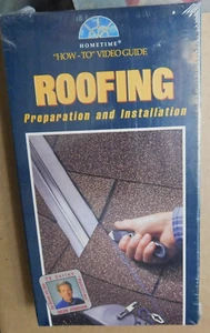 Roofing VHS Preparation & Installation Sealed How To Hometime Guide 1994 - Picture 1 of 2