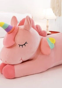 20cm Cute Soft Unicorn Pillow Plush Toys Stuffed Comforter Plush Animal Cushion - Picture 1 of 12