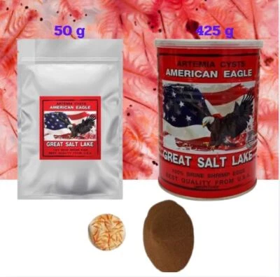 Brine Shrimp Eggs Artemia Cysts Premium American Eagle Premium Quality 90% Hatch - Image 1 of 4