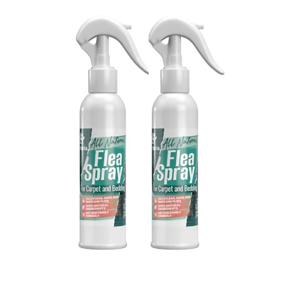 PETFORIA Flea Killer Spray - Natural Ingredients - Carpet and Bed Flea Killer