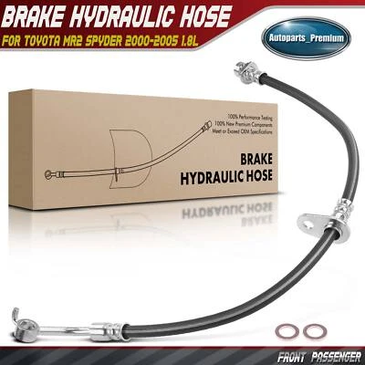 Mangueira hidráulica de freio dianteiro direito para Toyota MR2 Spyder 2000 2001-2005 L4 1.8L - Imagem 1 de 4