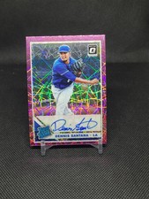 2019 Donruss Optic Rated Rookies Signatures Pink Velocity #13 Dennis Santana RC