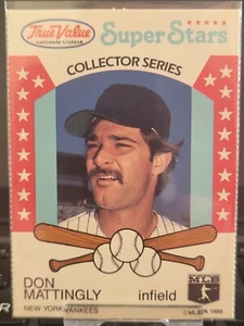 Don Mattingly New York Yankees True Value Hardware Super Stars 1986 Card - Picture 1 of 2