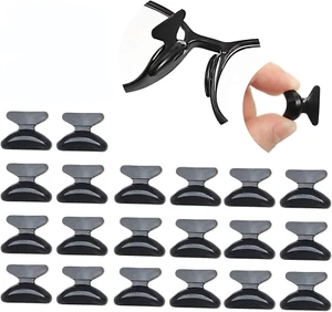 10 Paare Brille Nasenpads Silikon,Schmetterling Form,Brillen Nasenpads Weiches f - Bild 1 von 7
