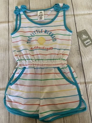 Disney Store Ariel Sirenita Natación Cubrir Mameluco Niña Talla 4 Foto 1 de 4