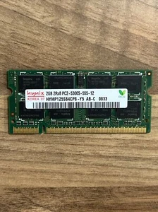 Hynix RAM 1GB - 2Rx8 PC2-5300s-555 12: sodimm DDR2 (05) - Picture 1 of 2