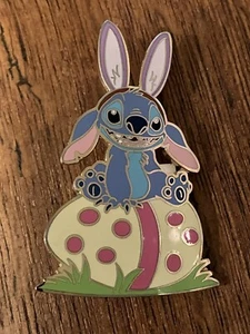 Disney Auctions - Easter Stitch Sitting on Egg Pin - Picture 1 of 1
