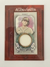 2022 Topps Allen and Ginter Buster Posey Mini Red Framed Jersey Relic MFR-BP