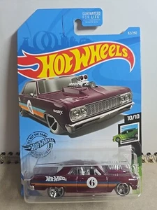 Hot Wheels 2017 SPEED BLUR #10/10 - 1964 CHEVY CHEVELLE SS #62/250 - Marrone - Foto 1 di 5