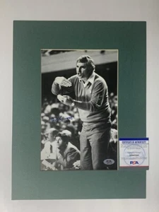 Bobby Knight HOF Autographed Matted 12x16 B/W Photo Indiana Basketball Coach PSA - Picture 1 of 3