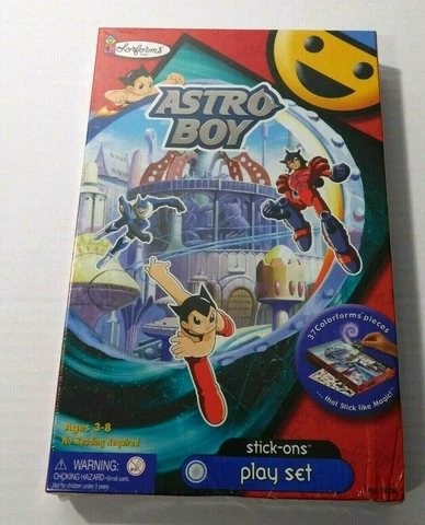 New Astro Boy Colorforms Sick On Play Set 37 Piece Sealed (Corner Ding) Cover