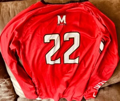 Maryland Terrapins Terps Mujer’s Lacrosse Manga Larga Under Armour Jersey S NUEVO Foto 1 de 2