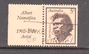 Australia 1968 Famous Australians used booklet stamp with Tab .Albert Namatjira - Picture 1 of 1