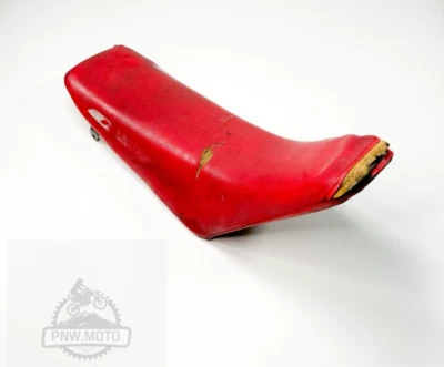 Honda CR80R CR 80 85 2001 OEM asiento silla de montar cubierta negra base soportes de espuma Foto 1 de 4