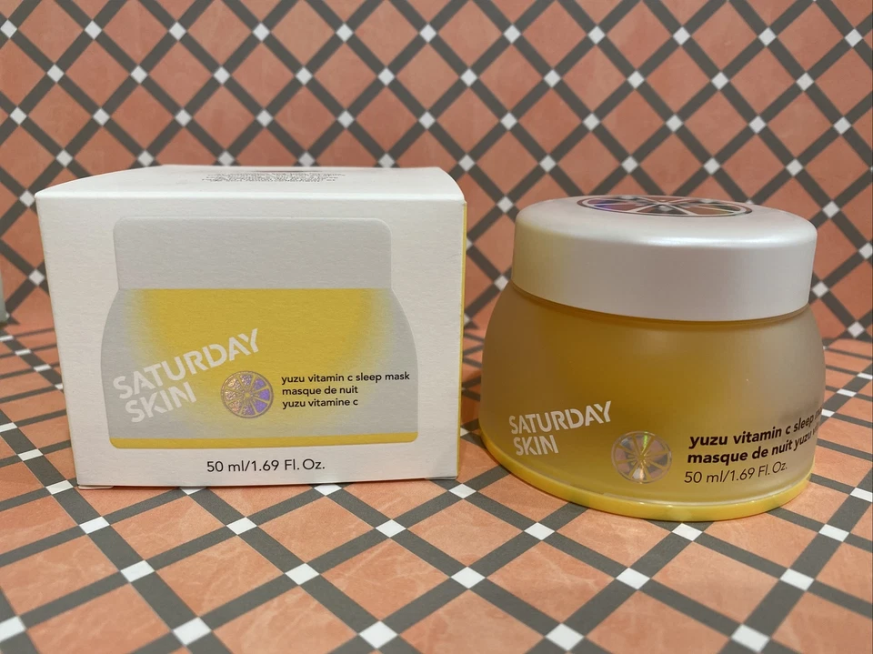 SATURDAY SKIN yuzu vitamin c sleep mask 1.69 Fl Oz ~ New In Box - Image 1 of 1