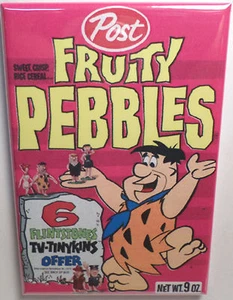 Fruity Pebbles Vintage Cereal Box 2"x3" Fridge or Locker MAGNET - Picture 1 of 3