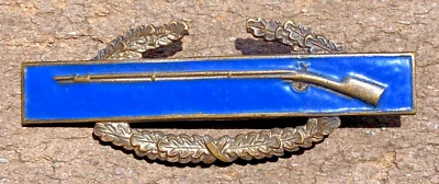 Во время Второй мировой войны армия США военный CIB боевой пехоты значок награда заколка английский британский сделано - Изображение 1 из 4