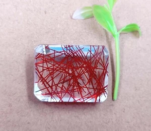 133.60 Carat Emerald Cut Red Quartz EGL Certified Lab-Created Gemstone SSK - Picture 1 of 6