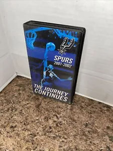 Vintage San Antonio Spurs The Journey Continues 2001-2002 VHS Tim Duncan NBA - Picture 1 of 4