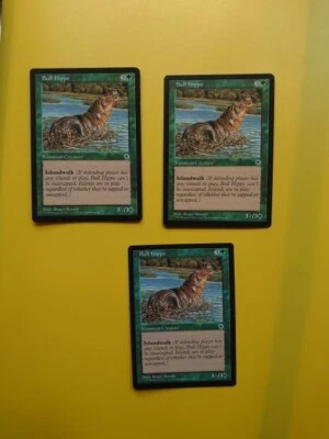 Bull Hippo x3  Summon Creature  Portal   Magic the Gathering 3 Card. - Image 1 of 4