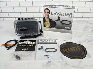 Rode Lavalier Lapel Mic Omni-Directional Condenser Microphone Kit + $70 EXTRAS