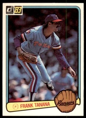 1983 DONRUSS FRANK TANANA TEXAS RANGERS #447 - Image 1 of 2