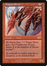 Magma Sliver Legions PLD Red Rare MAGIC THE GATHERING MTG CARD ABUGames