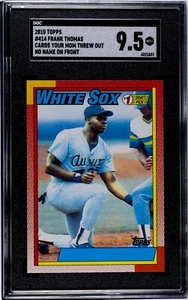 2010 Topps "Cards Your Mom Thrw Out" NNOF OG Back SSP #414 Frank Thomas SGC 9.5 - Bild 1 von 2