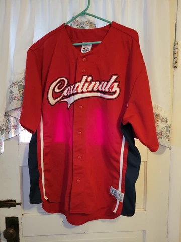 Men's XL Pujols St. Lou Cardinals Button-Up Jersey: True Fan Brand Jersey Cover